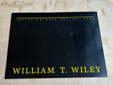 William T. Wiley (black cover, 1983)
