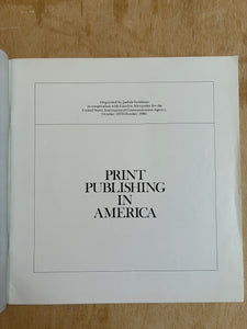 Print Publishing in America