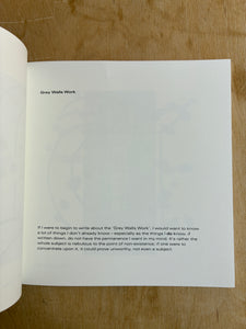 Richard Tuttle: Gray Walls Work