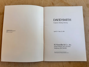 David Smith: Sculpture, Painting, Drawing