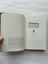 Load image into Gallery viewer, Changing: Essays in Art Criticism by Lucy Lippard