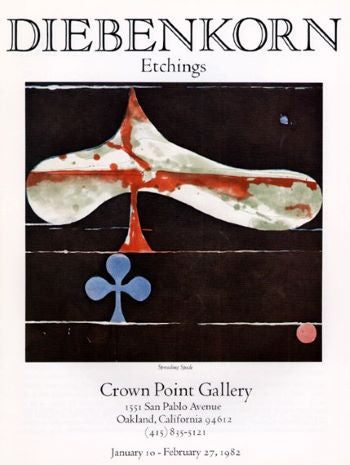 Richard Diebenkorn: Clubs & Spades Etchings 1982 – Crown Point Richard Diebenkorn: Clubs & Spades Etchings 1982 – Crown Point