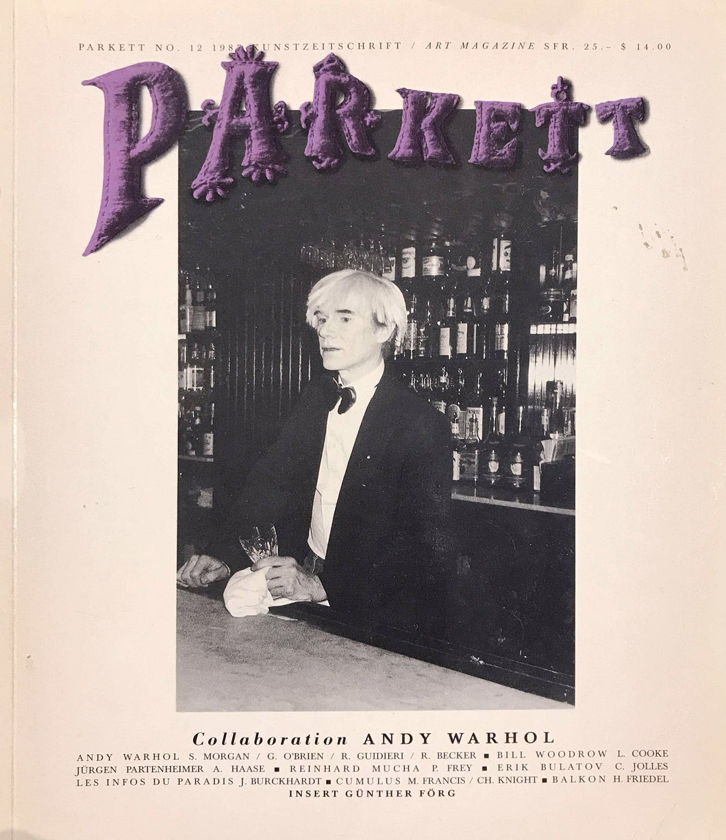 Parkett No. 12: Andy Warhol (1987)